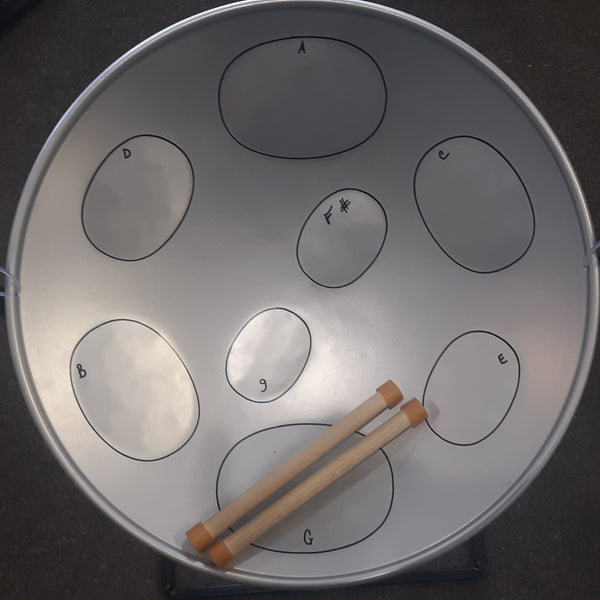 Jumbie Jam Steel Drum - Silver